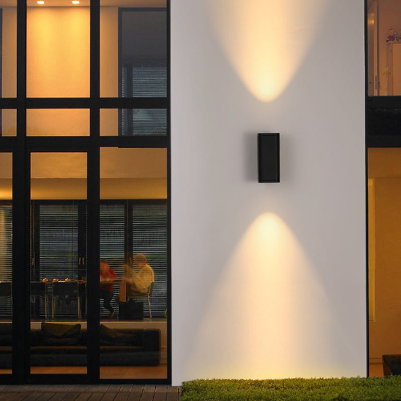 Contemporary Minimalist Outdoor Lighting Sconces Household Wall Washer Sconce for Hallway Porch