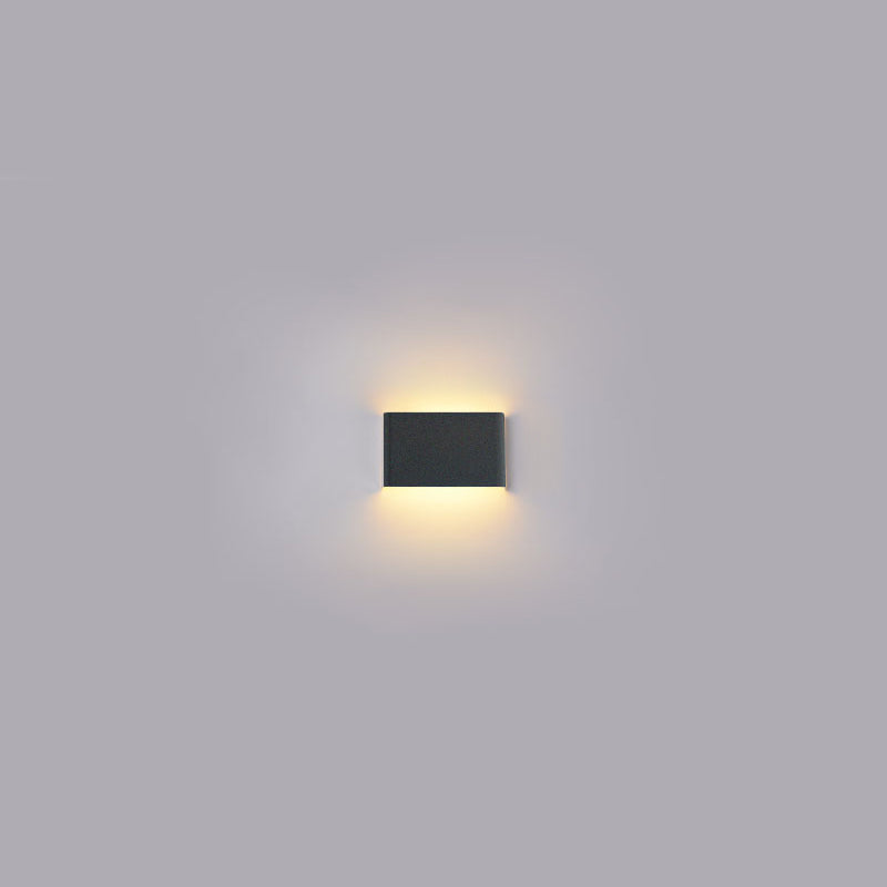 Accesorios de iluminación de la pared rectángulo Iluminación de pared del hogar minimalista