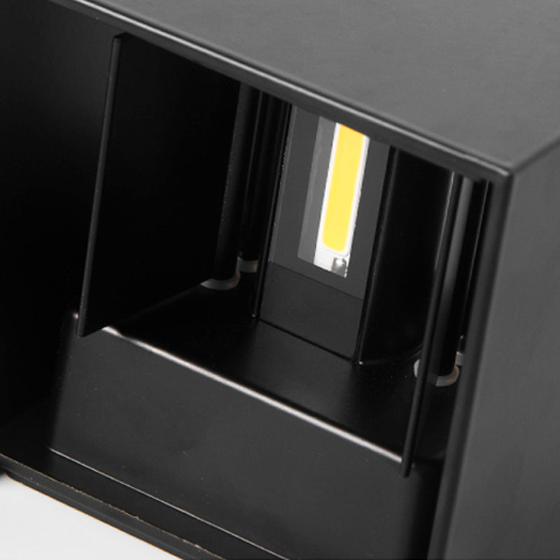 Modern Lighting Outdoor Sconces Disconce di lavatrice per la parete della casa con arte metallica