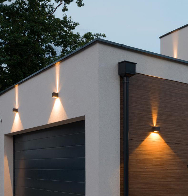 Modern Lighting Outdoor Sconces Disconce di lavatrice per la parete della casa con arte metallica