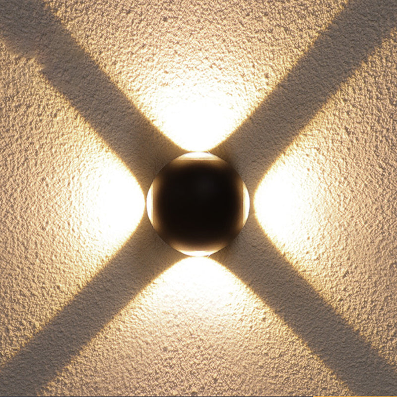 Éclairage mural moderne Lumière murale à LED multi-lumière avec art en aluminium