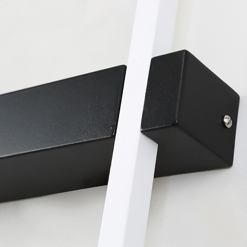 Iluminación de pared lineal moderna 1 luz de pared de luz con sombra acrílica