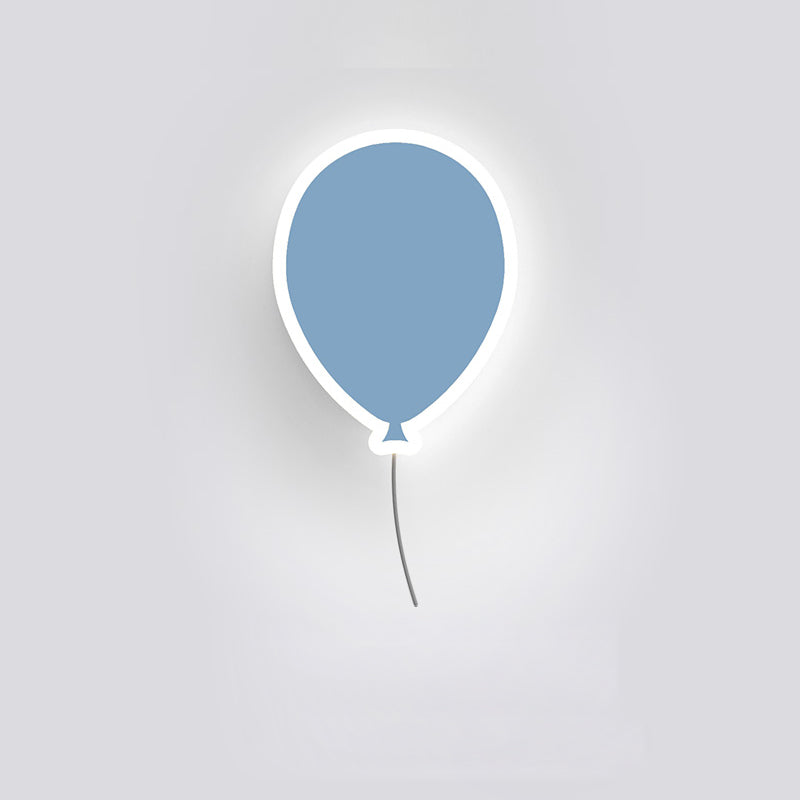 Cloud Shape Acrylic Wall Sconce LED Cartoon Children Bedroom Wall Light