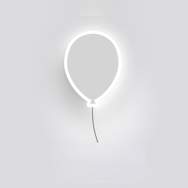 Cloud Shape Acrylic Wall Sconce LED Cartoon Children Bedroom Wall Light