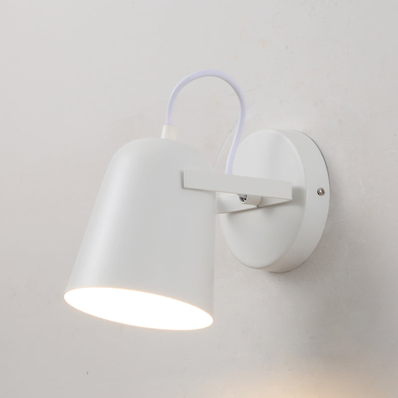 1 Light Wall Sconce Lamp Macaron Modern Metal Wall Mount Light Fixture for Boy Girl Bedroom