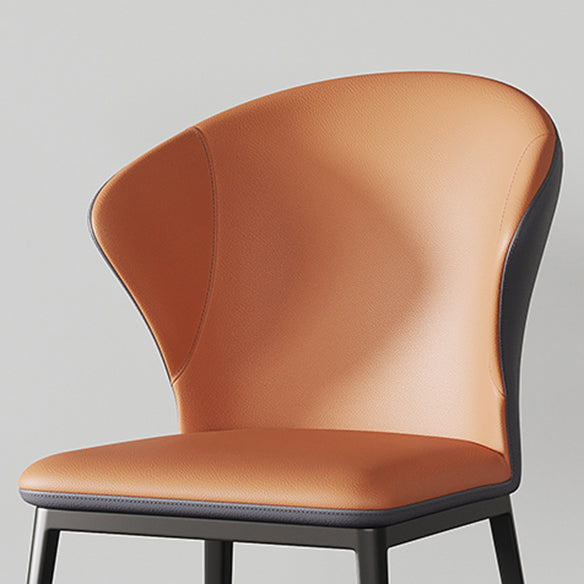 Contemporary Dining Sets with Sintered Stone Dining Table and Cushioned Chairs