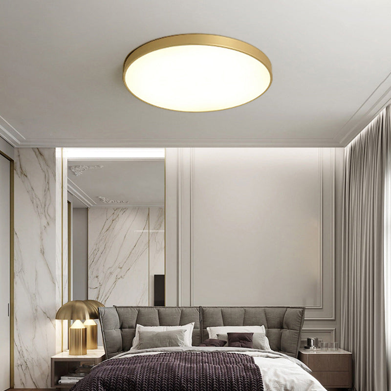 1-Light Round Flush Ceiling Lamps Modern Style Acrylic Flush Mount Ceiling Lighting Fixture