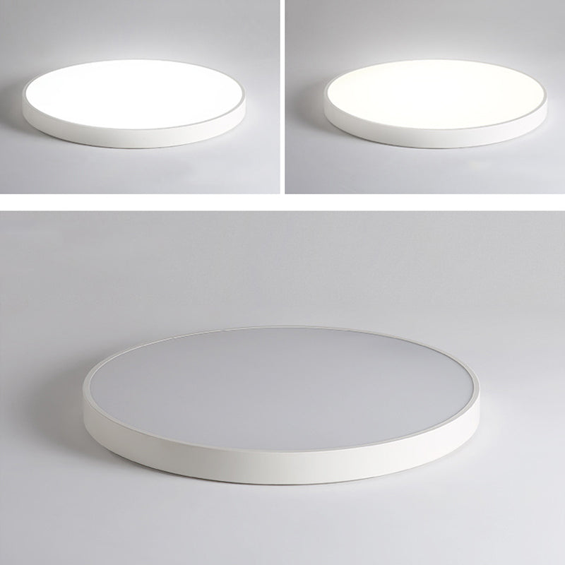 1-Light Round Flush Ceiling Lamps Modern Style Acrylic Flush Mount Ceiling Lighting Fixture