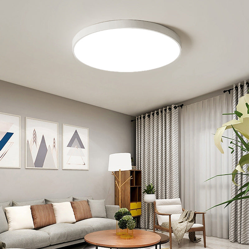 1-Light Round Flush Ceiling Lamps Modern Style Acrylic Flush Mount Ceiling Lighting Fixture