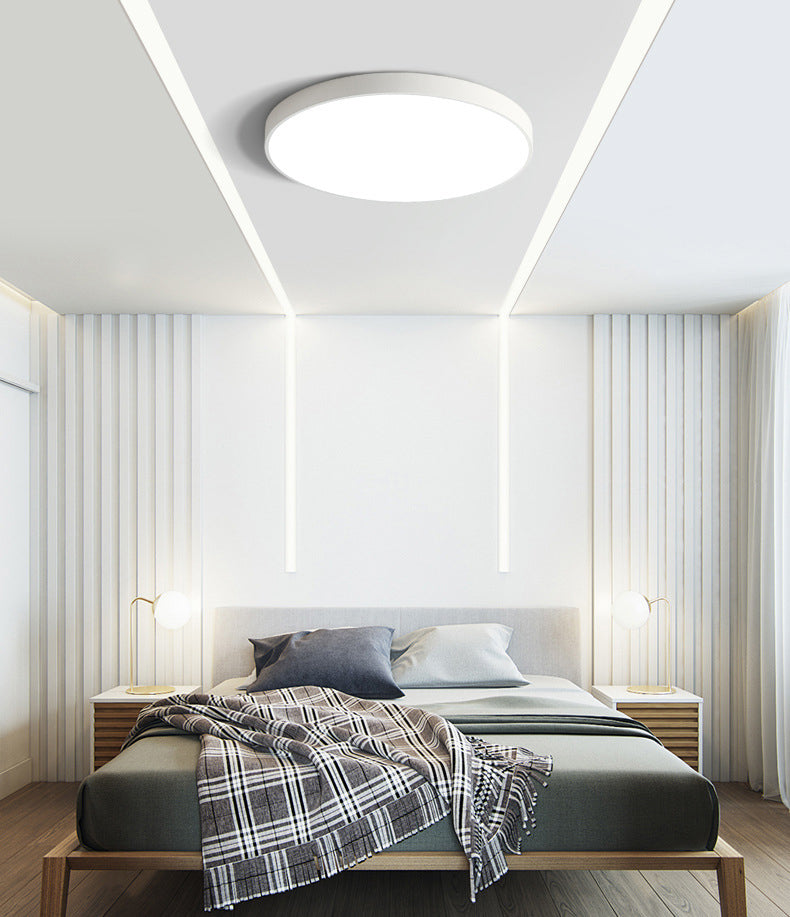 1-Light Round Flush Ceiling Lamps Modern Style Acrylic Flush Mount Ceiling Lighting Fixture