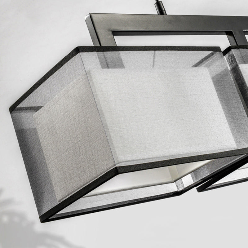 Modern Cucina Isola Luce Cubo Isola Illuminazione Metal 3 Luci dell'isola Light