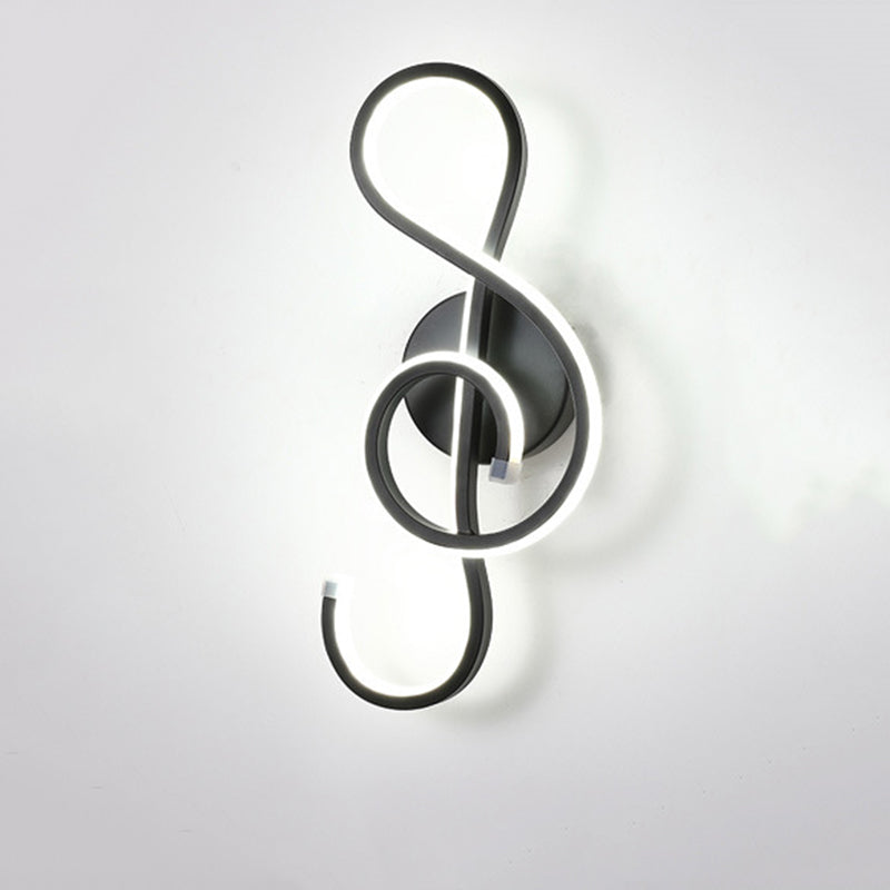 Modern Minimalist LED Wall Light Aluminium Linear Wall Lamp with Silicone Shade