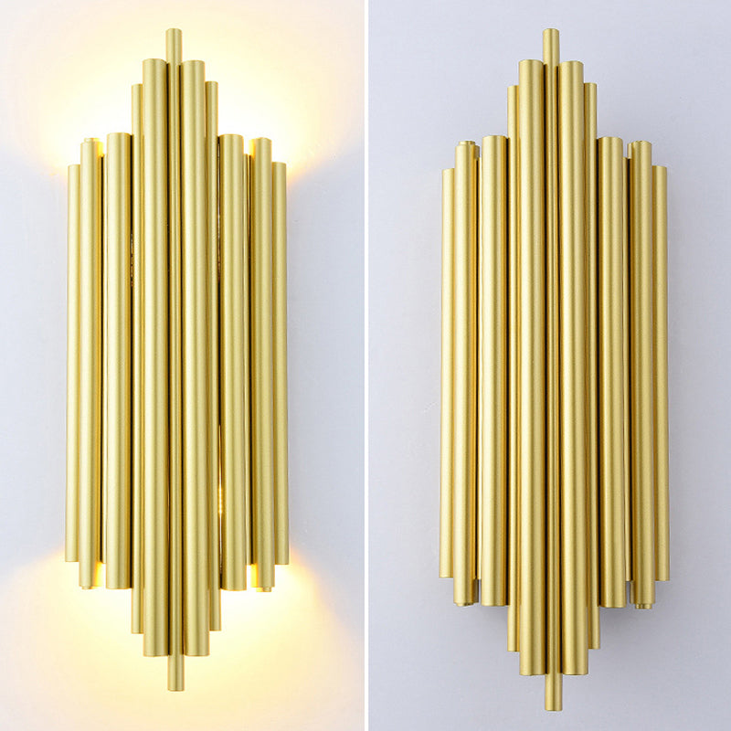 Contemporary Metal 1-Light Wall Mount Lamp Linear Wall Sconce for Bedroom
