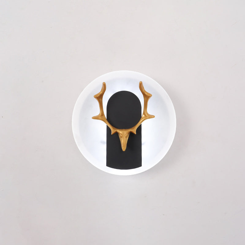 Antlers in alluminio Light Minimalismo Minimalismo a 1 luce Sconce per soggiorno