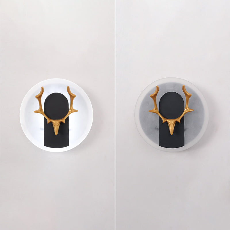 Antlers in alluminio Light Minimalismo Minimalismo a 1 luce Sconce per soggiorno