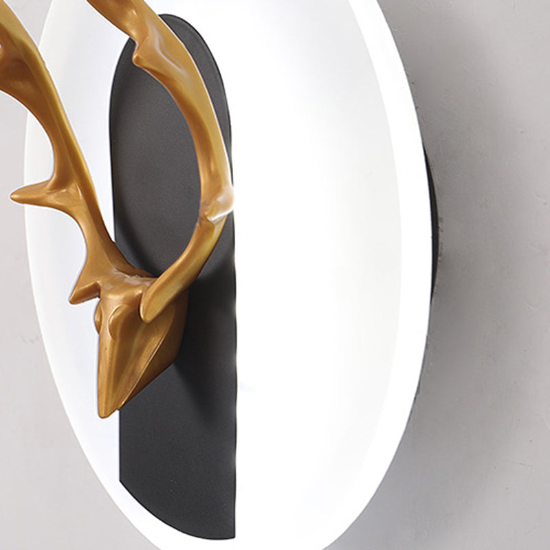 Antlers in alluminio Light Minimalismo Minimalismo a 1 luce Sconce per soggiorno
