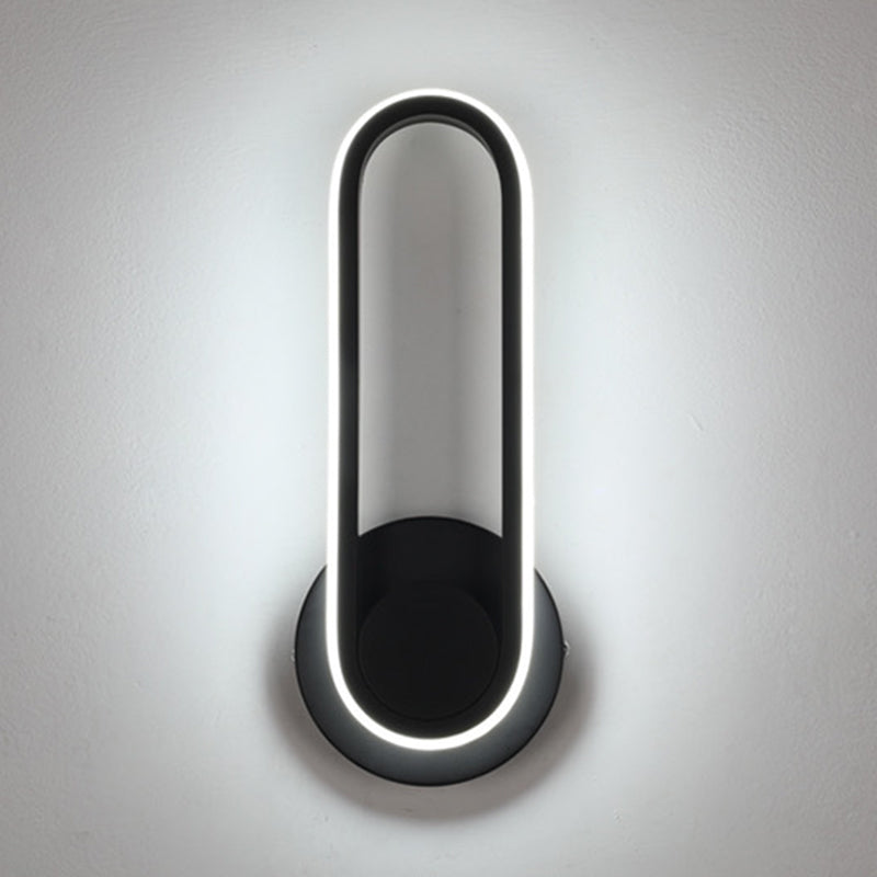 Modern Wall Sconce Fonce 1 illuminazione a parete regolabile in metallo illuminato per camera da letto