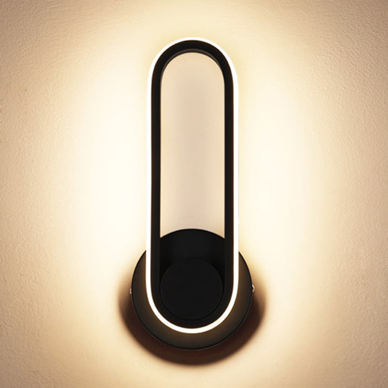 Modern Wall Sconce Fonce 1 illuminazione a parete regolabile in metallo illuminato per camera da letto