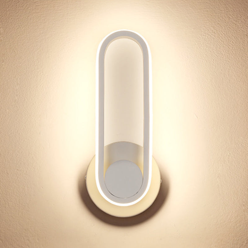 Modern Wall Sconce Fonce 1 illuminazione a parete regolabile in metallo illuminato per camera da letto