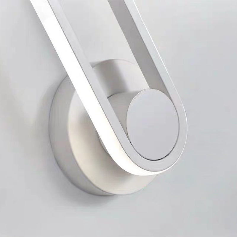 Modern Wall Sconce Fonce 1 illuminazione a parete regolabile in metallo illuminato per camera da letto