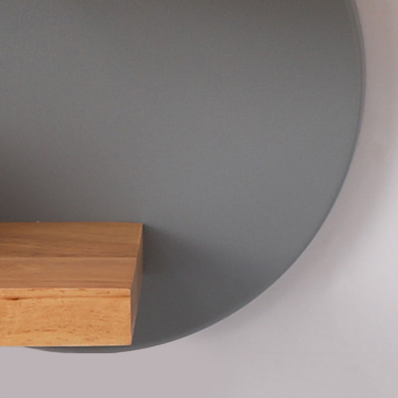 Ronde schaduw van 1 licht zonder planten Wand SCONCE Moderne eenvoudige stijl glazen wandverlichting