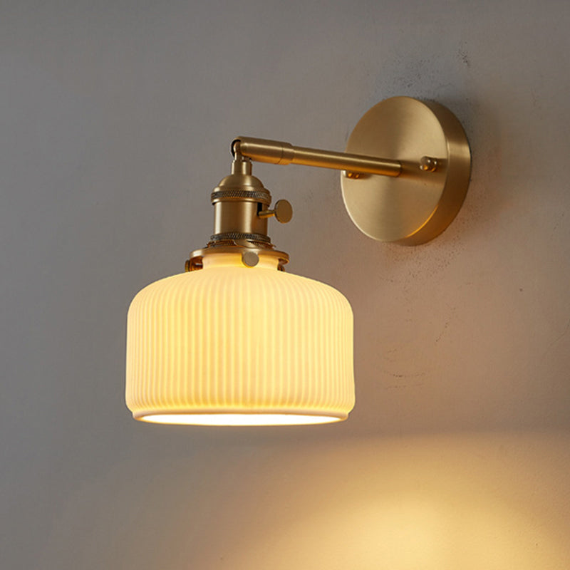 1-Lichtschale Wandleuchte moderne einfache Style-Glas-Wandbeleuchtung in Gold