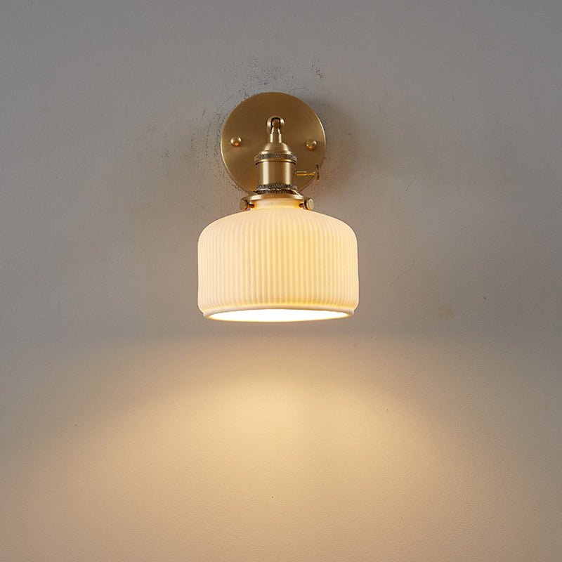 1-Lichtschale Wandleuchte moderne einfache Style-Glas-Wandbeleuchtung in Gold