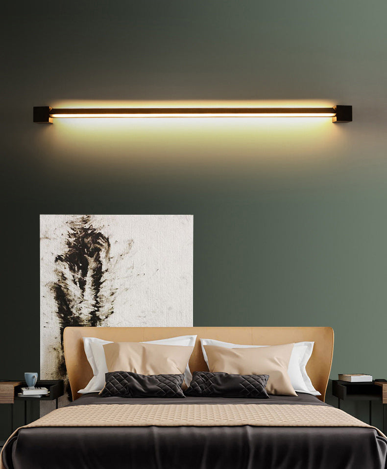Modern 1-Light LED Wall Sconce Metal Linear Wall Mounted Light for Bathroom