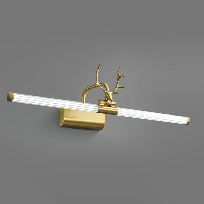 Vanité moderne Lights Lights Copper 1-Light Wall Éclairage mural pour salle de bain