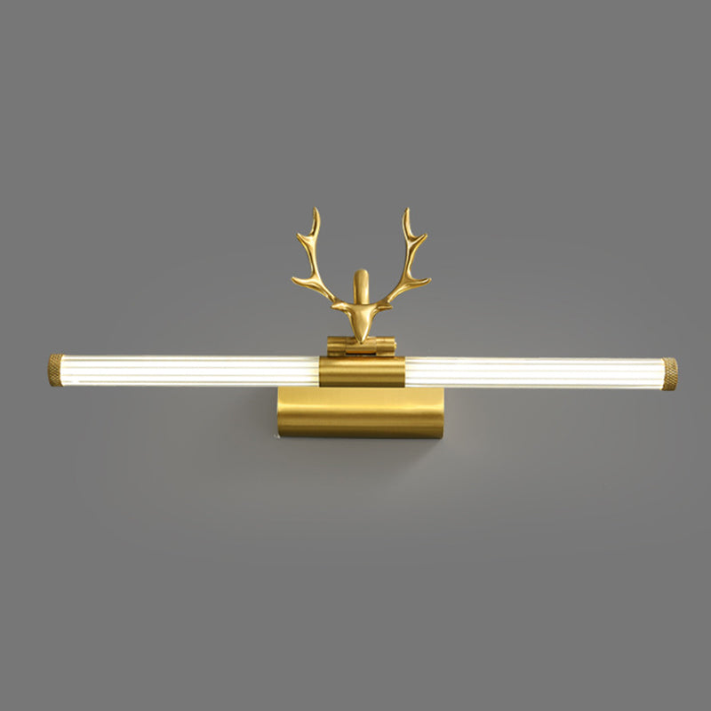 Vanité moderne Lights Lights Copper 1-Light Wall Éclairage mural pour salle de bain