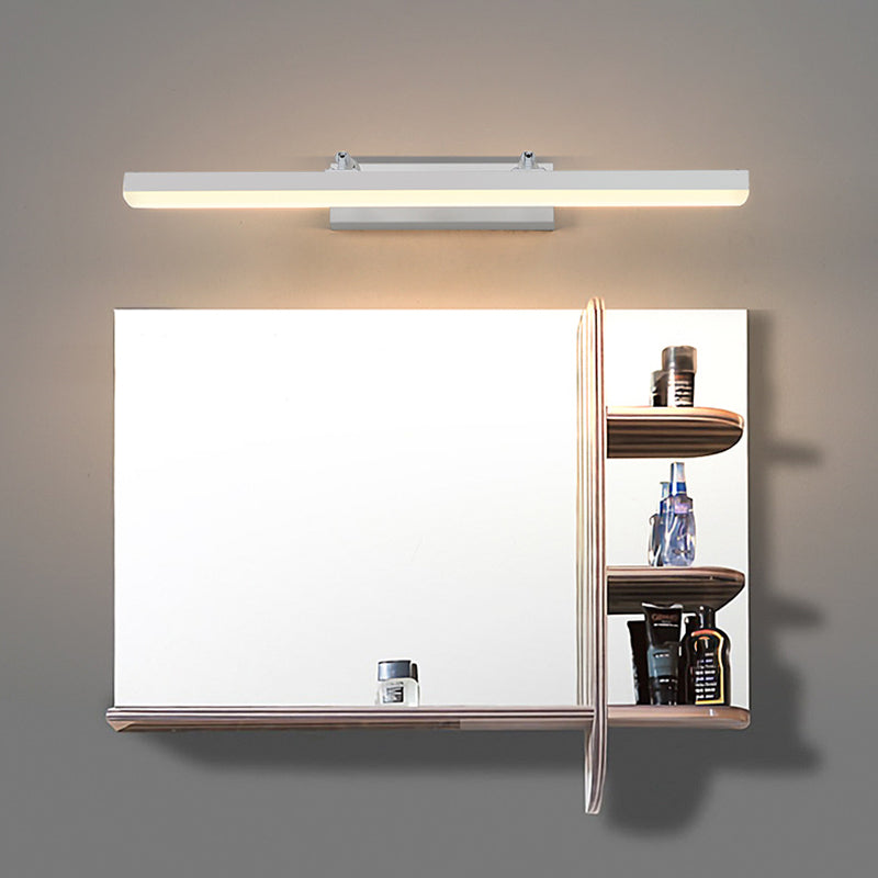 Linear Shade Swing Arm Wall Lighting Modern Style Metal 1 Light Sconce Lamp