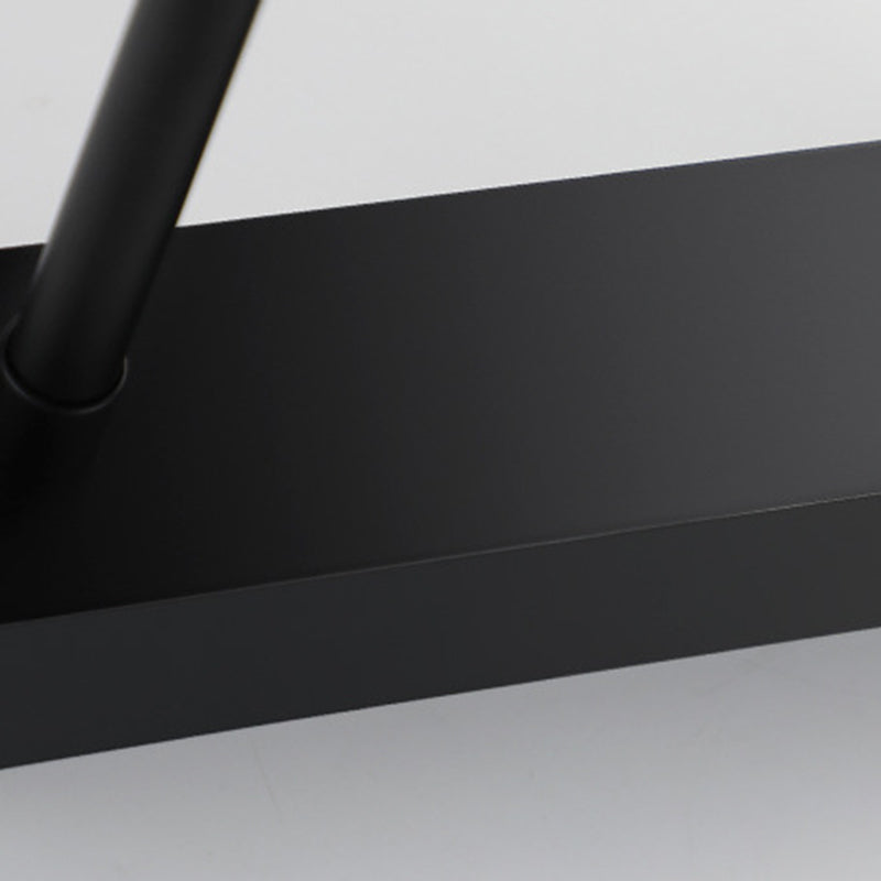 Linear Shade Swing Arm Wall Lighting Modern Style Metal 1 Light Sconce Lamp