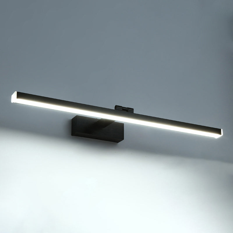 Lineare Schattenschwung Armwand Beleuchtung moderner Metall 1 hellleuchte Lampe in Schwarz