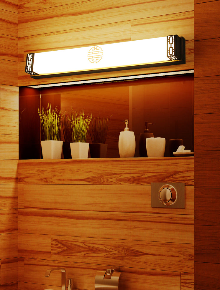 1-licht lineaire schaduw Wand SCONCE Moderne eenvoudige stijl Mirror Wandverlichting