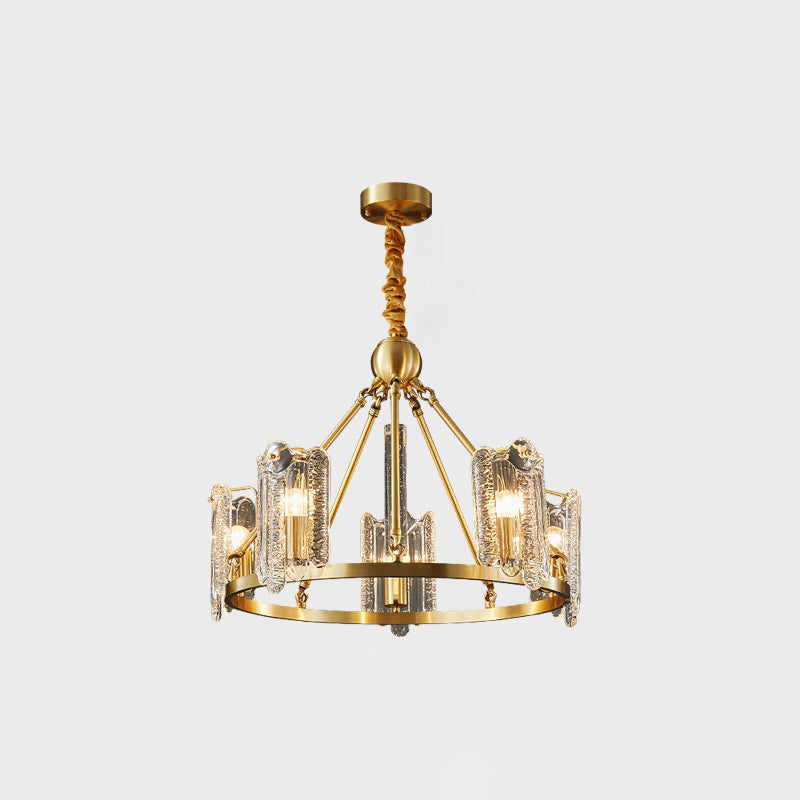 Contemporary Copper Ceiling Pendant Light Metal Hanging Pendant Light for Living Room