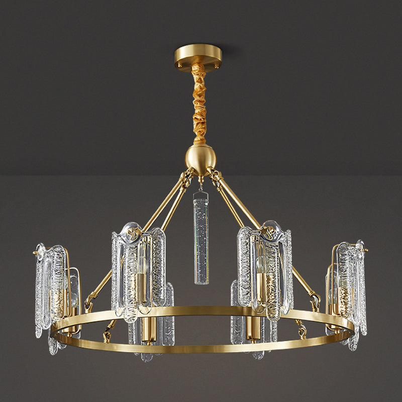 Contemporary Copper Ceiling Pendant Light Metal Hanging Pendant Light for Living Room