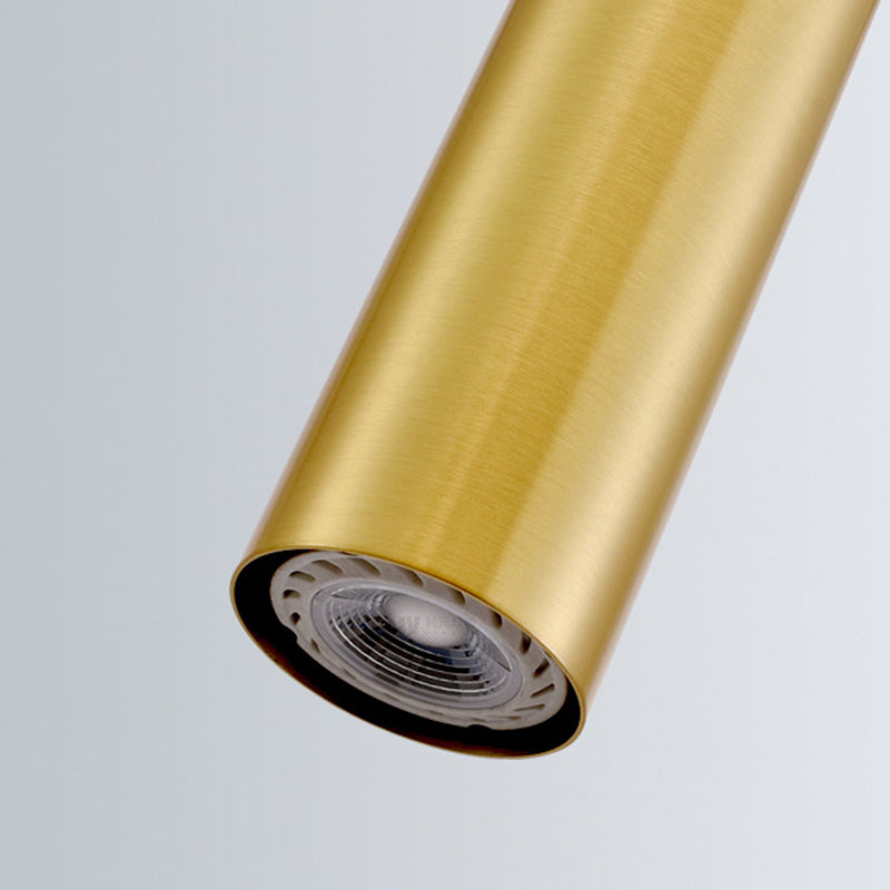 Minimalism Hanging Ceiling Light Metal 1-Light Cylinder Ceiling Pendant Light