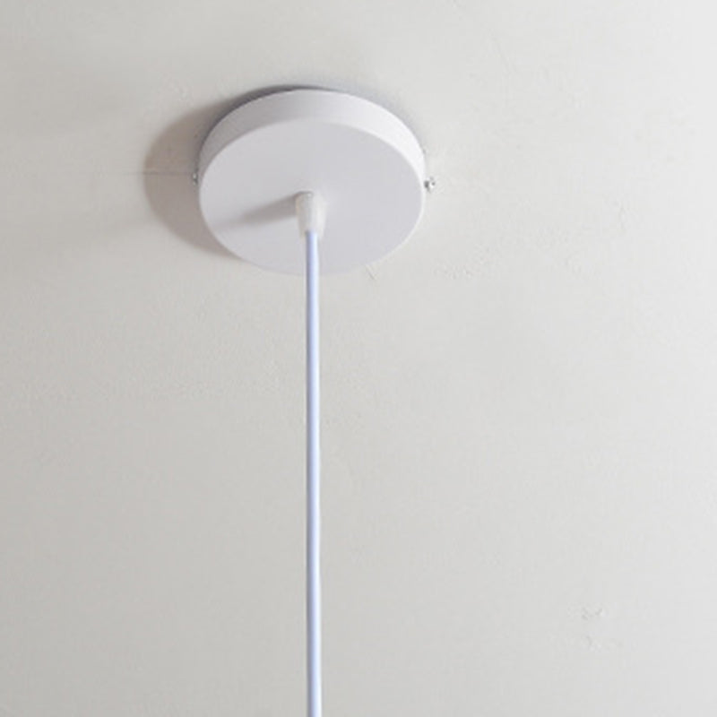 Beige Asia Pendulum Light Dome Rattan 1-Light Hanging Ceiling Light for Dining Room