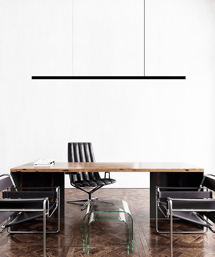 Linear Isola Lighting Acrilic Contemporary Simplicity Fishings a sospensione per il ristorante