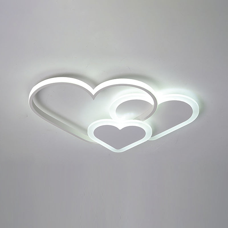 DEL Flush Mount Light Simplicité Metallic Child Room Flush Mount Ceiling Light