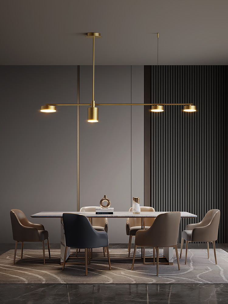 Drum Dinning Room Island Ceiling Light Metal LED Minimalist Island Pendant Light