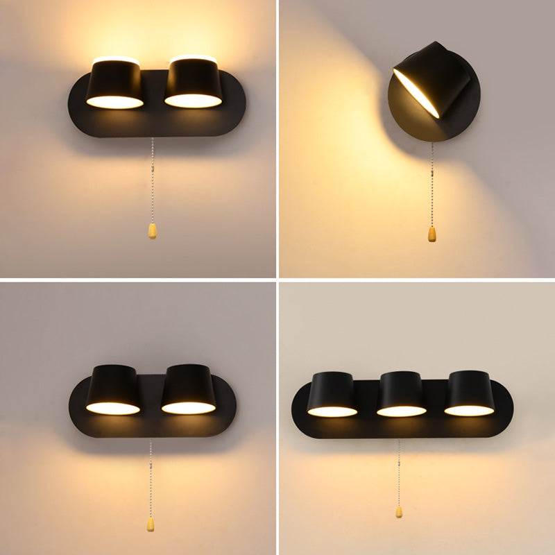 3/2/1 Kopfbeleuchtung Einfachheit Leuchte Leuchte in Schwarz/Weiß für Schlafzimmer