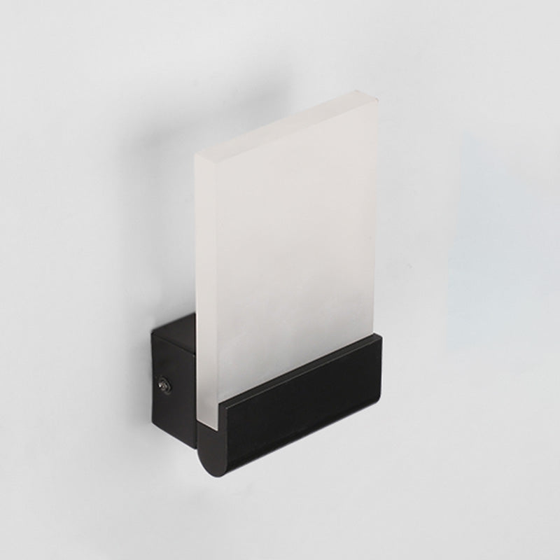 6W Black Lighting Fixtures Contemporary Light Fixture for Bedroom Living Room