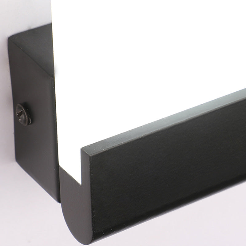 Accesorios de iluminación negro de 6w de lámpara contemporánea para sala de estar de dormitorio