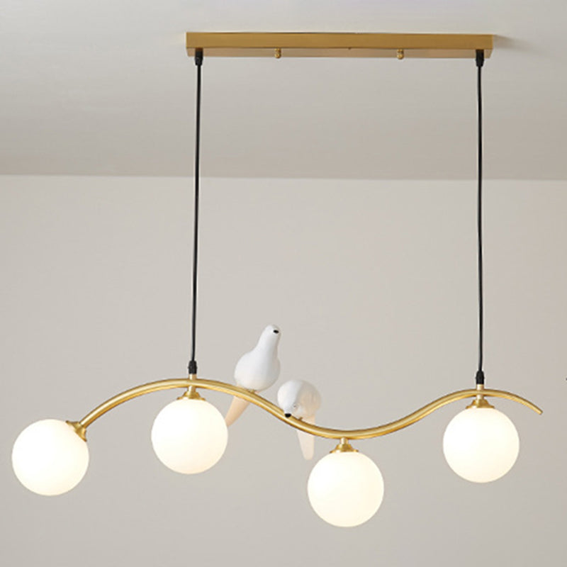 Glass Global Island Affermazione Light Minimalist Style Over Island Lighting for Pranzo Room