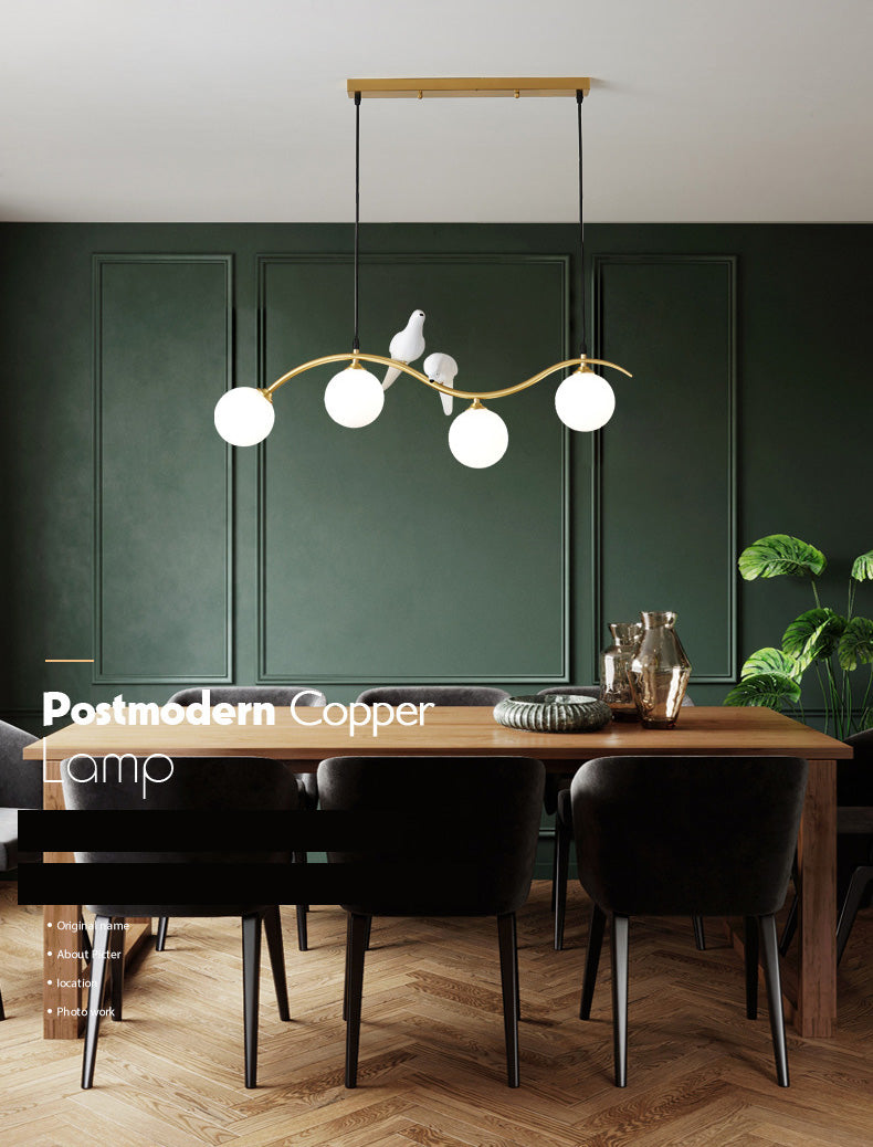 Glass Global Island Affermazione Light Minimalist Style Over Island Lighting for Pranzo Room