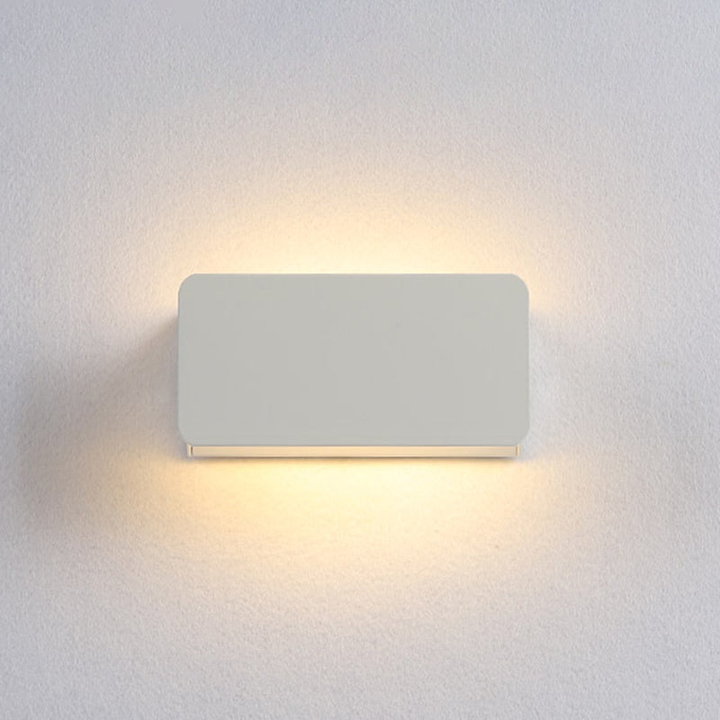 Lámpara de estilo moderno accesorios de iluminación blanca/negra con sombra acrílica para dormitorio