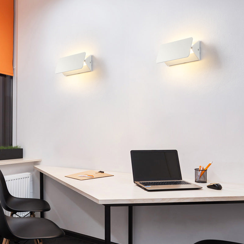 Lámpara de estilo moderno accesorios de iluminación blanca/negra con sombra acrílica para dormitorio