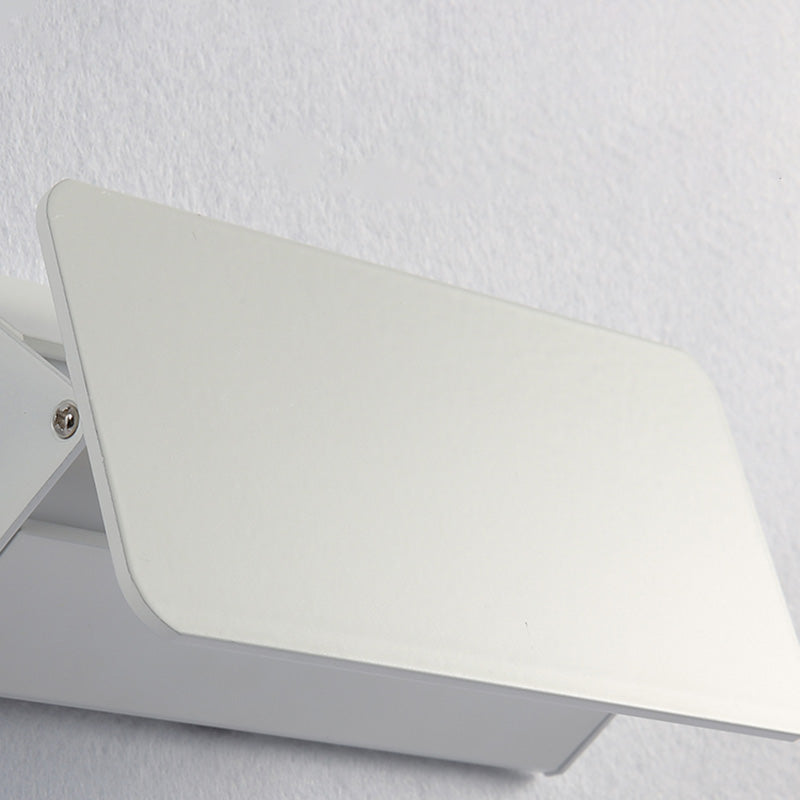 Lámpara de estilo moderno accesorios de iluminación blanca/negra con sombra acrílica para dormitorio