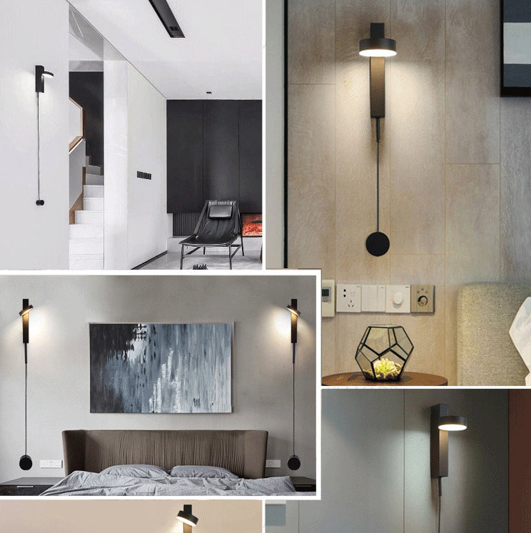 Linear Wall Mounted Lamp Postmodern Simplicity Acrylic Wall Mount Lamp for Living Room